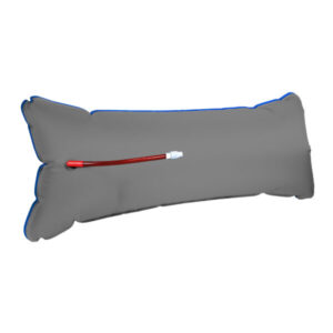 Flotador Optiparts gris y azul 48L con tubo