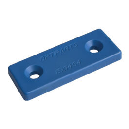 Placa nylon azul para cinchas