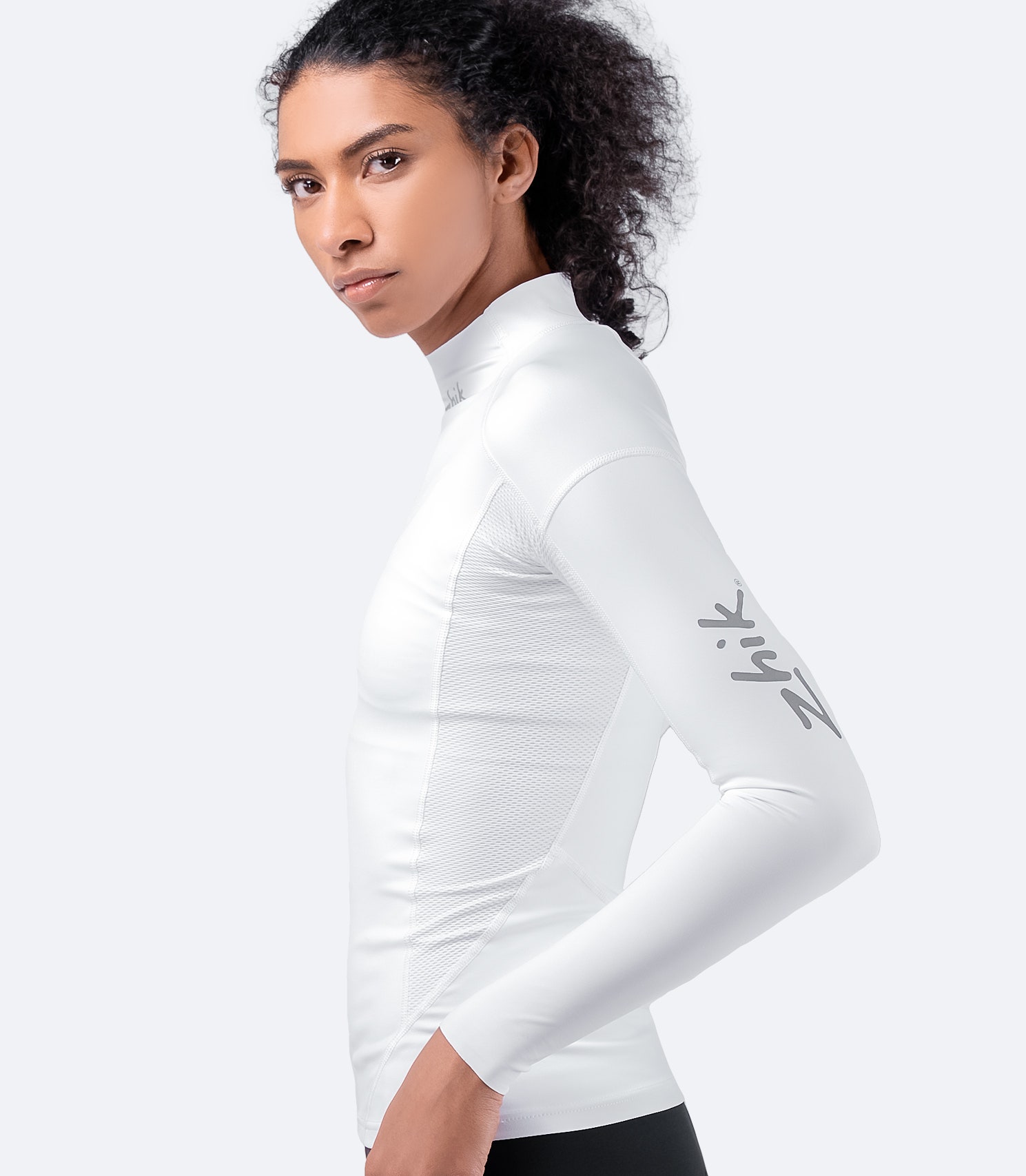 Womens Eco Spandex UPF50+ Long Sleeve Rash Guard - Imagen 14
