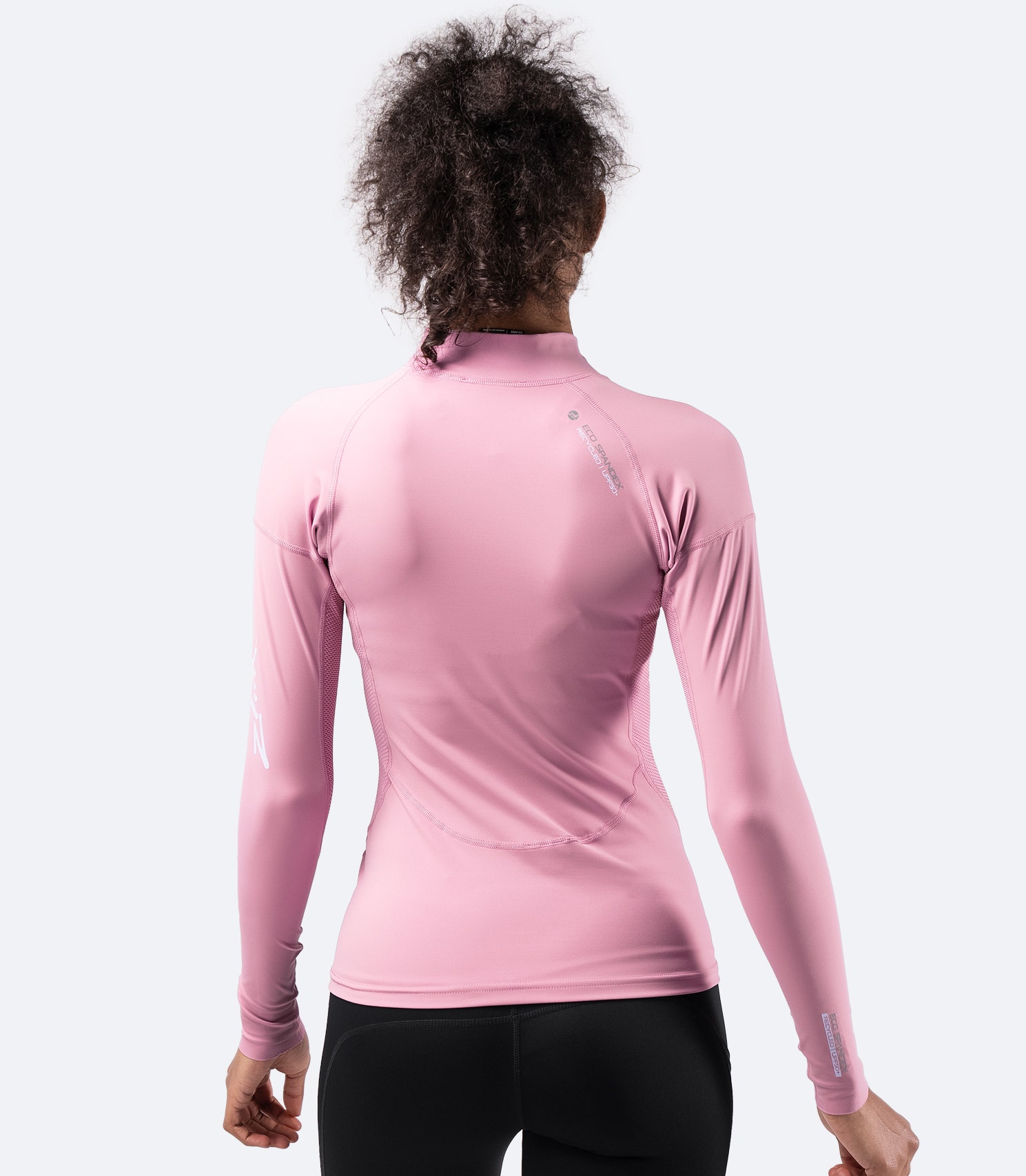Womens Eco Spandex UPF50+ Long Sleeve Rash Guard - Imagen 5