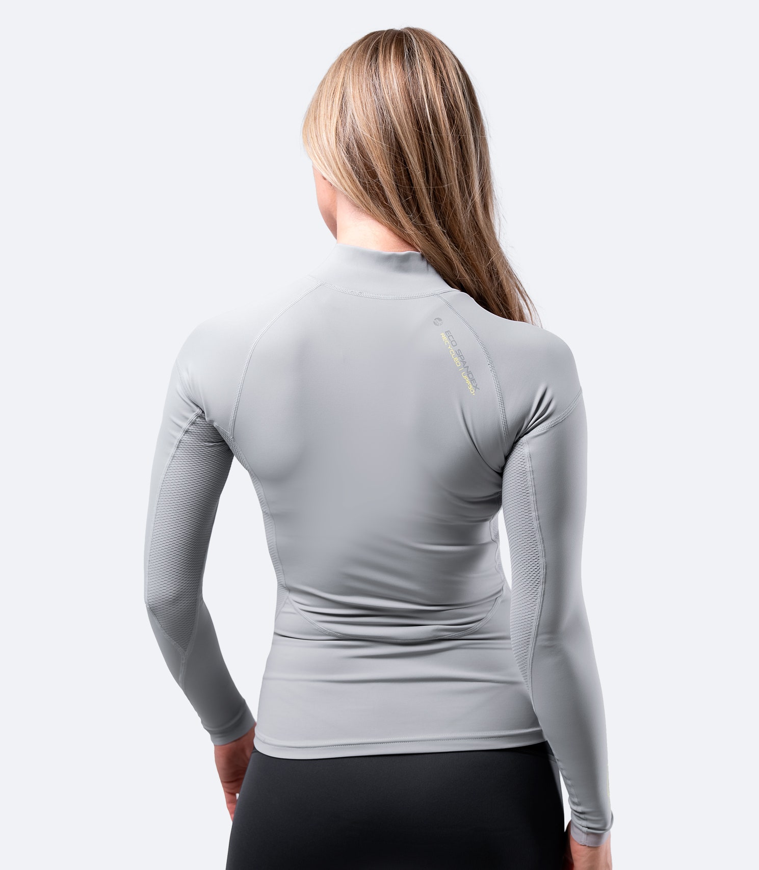 Womens Eco Spandex UPF50+ Long Sleeve Rash Guard - Imagen 3